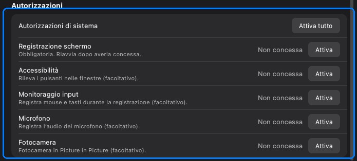 Concessione delle autorizzazioni