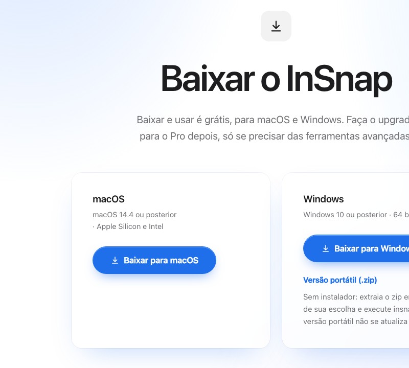 Baixar o InSnap