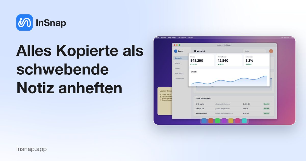 Alles Kopierte als schwebende Notiz anheften