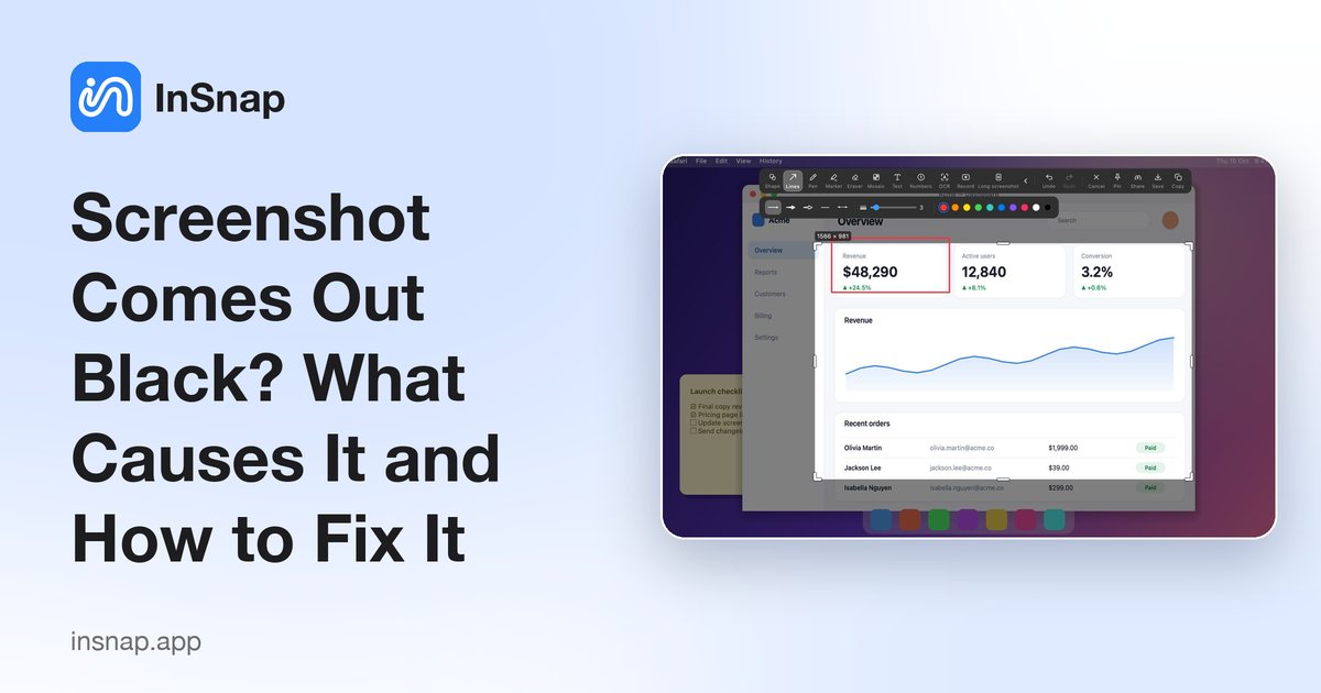 Screenshot Comes Out Black? What Causes It and How to Fix It