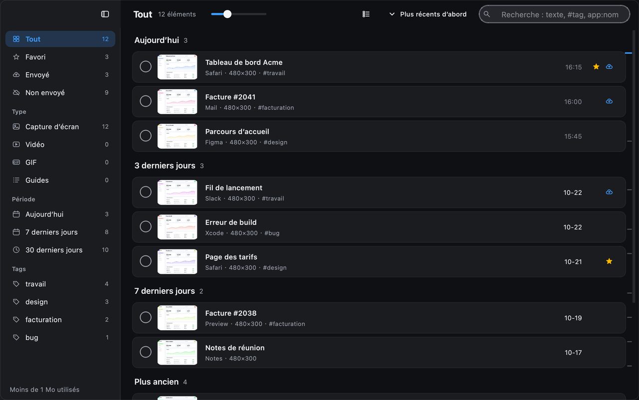 Comment organiser ses captures d’écran pour les retrouver ensuite